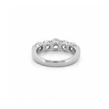 14K Gold Natural Round Diamond Wedding Band