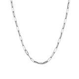 14K Gold Paper Clip Medium Necklace