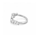 14K Gold Natural Open Multi Shape Diamond Band