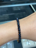 14K Gold Black Spinel Bracelet