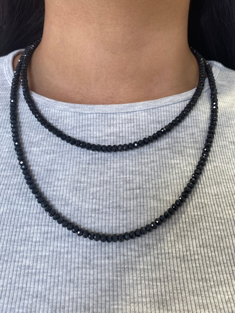 Black Spinel Necklace| Immediately Available on Talosgems