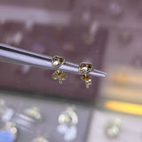 14K Gold Heart Earrings