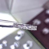 14K Gold 3/4 Pear Diamond Alternate 3MM Band