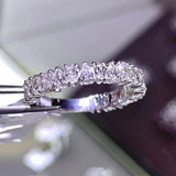 14K Gold 3/4 Pear Diamond Alternate 3MM Band