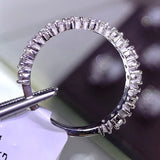 14K Gold 3/4 Pear Diamond Alternate 3MM Band
