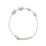 14K Gold Butterfly Diamond Bracelet