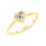 Heart Diamond Ring