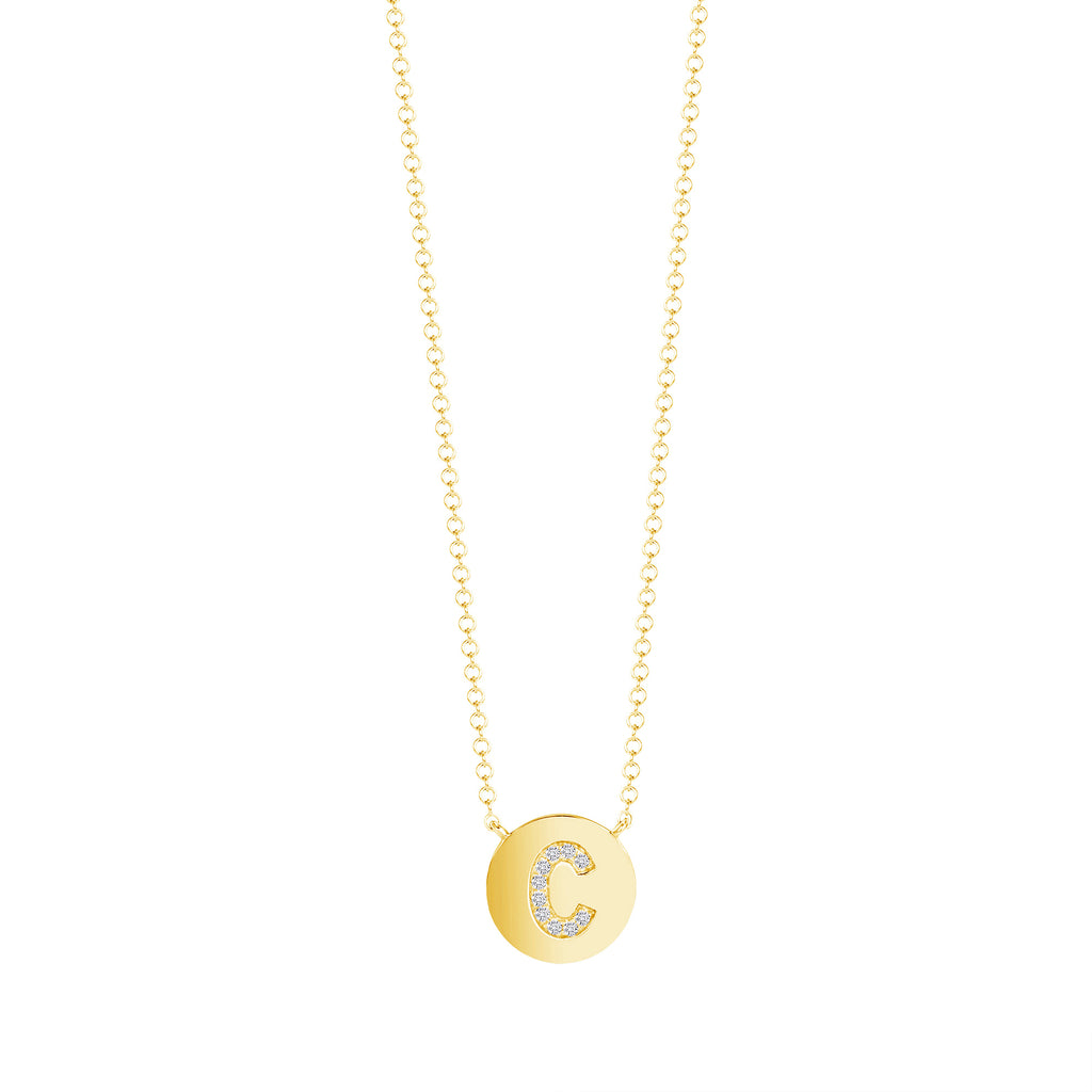 14K Gold Custom Diamond Cursive Name Necklace