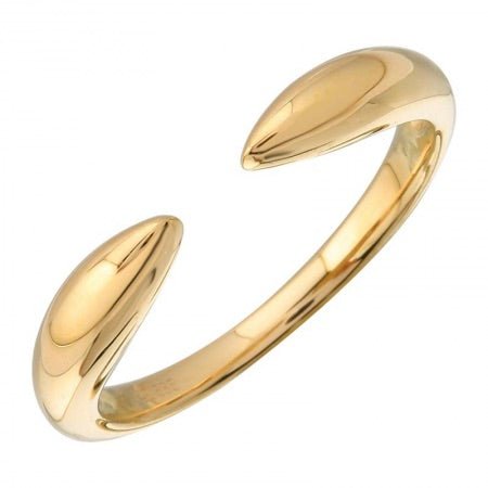14K Yellow Gold Claw Fashion Ring