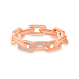 Diamond Link Ring