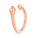 14k Diamond Ring Snake Ring Media 6 of 8
