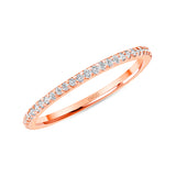 14K Gold 1MM Diamond Eternity Band