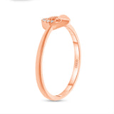 Gold Double Heart Ring