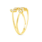 14k Gold F You Diamond Band