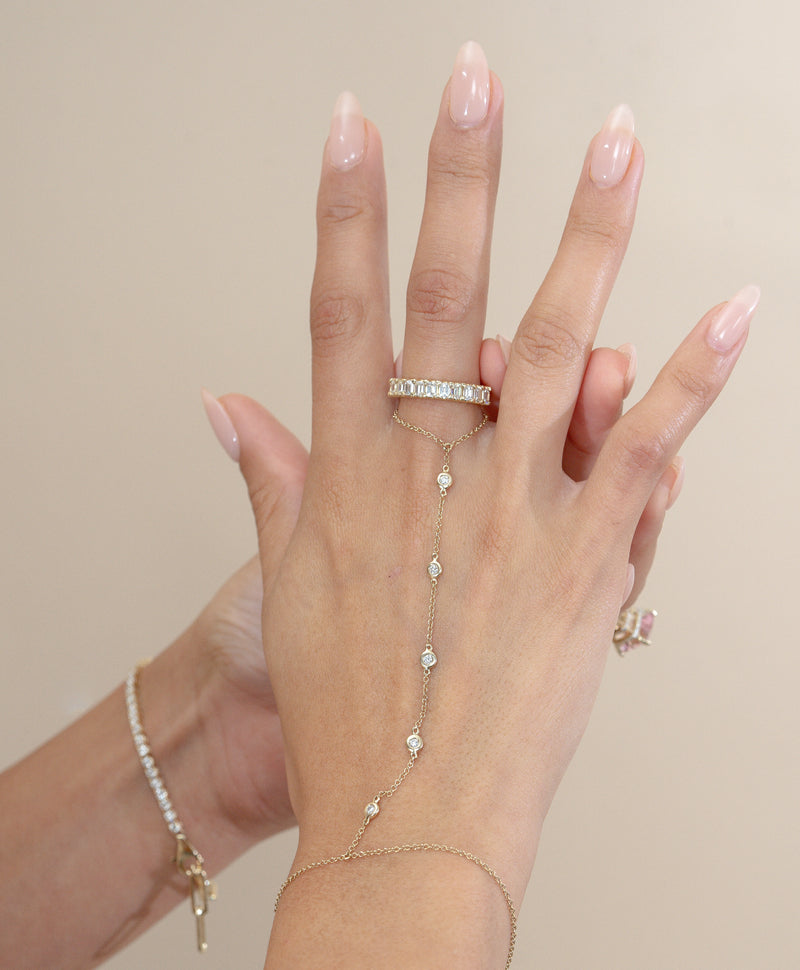 The Mary Bracelet Hand Ring Chain