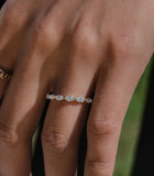 14K Gold Marquise Single Prong Band