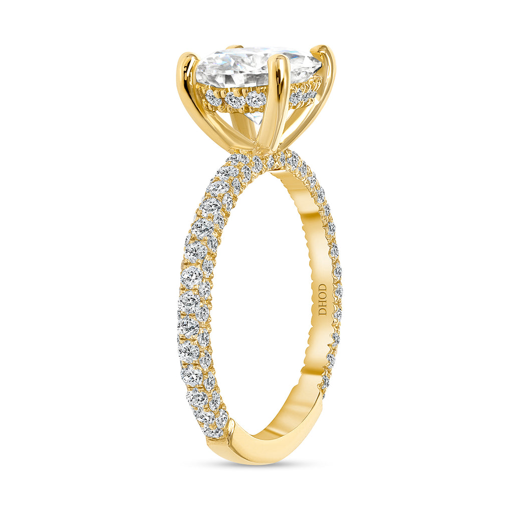 14K Round Brilliant Engagement Ring – David's House of Diamonds