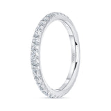 14K Gold 2MM Diamond Eternity Band