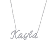 14K Gold Large Custom Name Necklace
