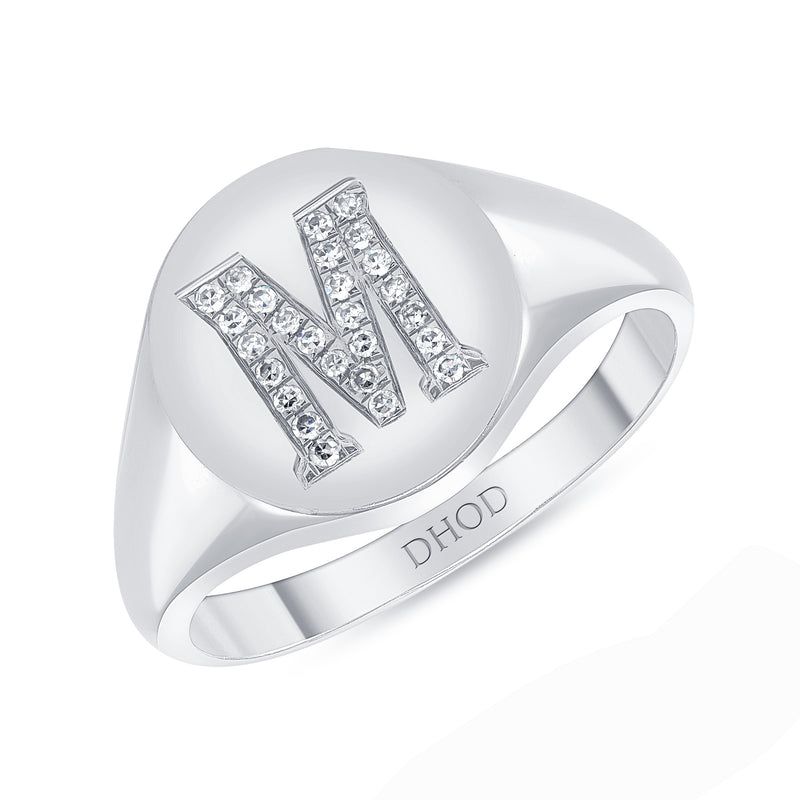 Initial Signet Ring