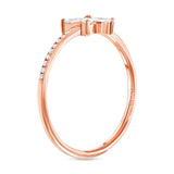 Gold Flower Promise Ring