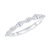 14K Gold Marquise Single Prong Band