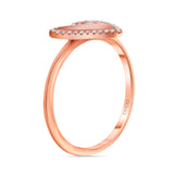 Rose Gold Ring with Diamond