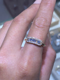 14K Gold ID Baguette Diamond Band