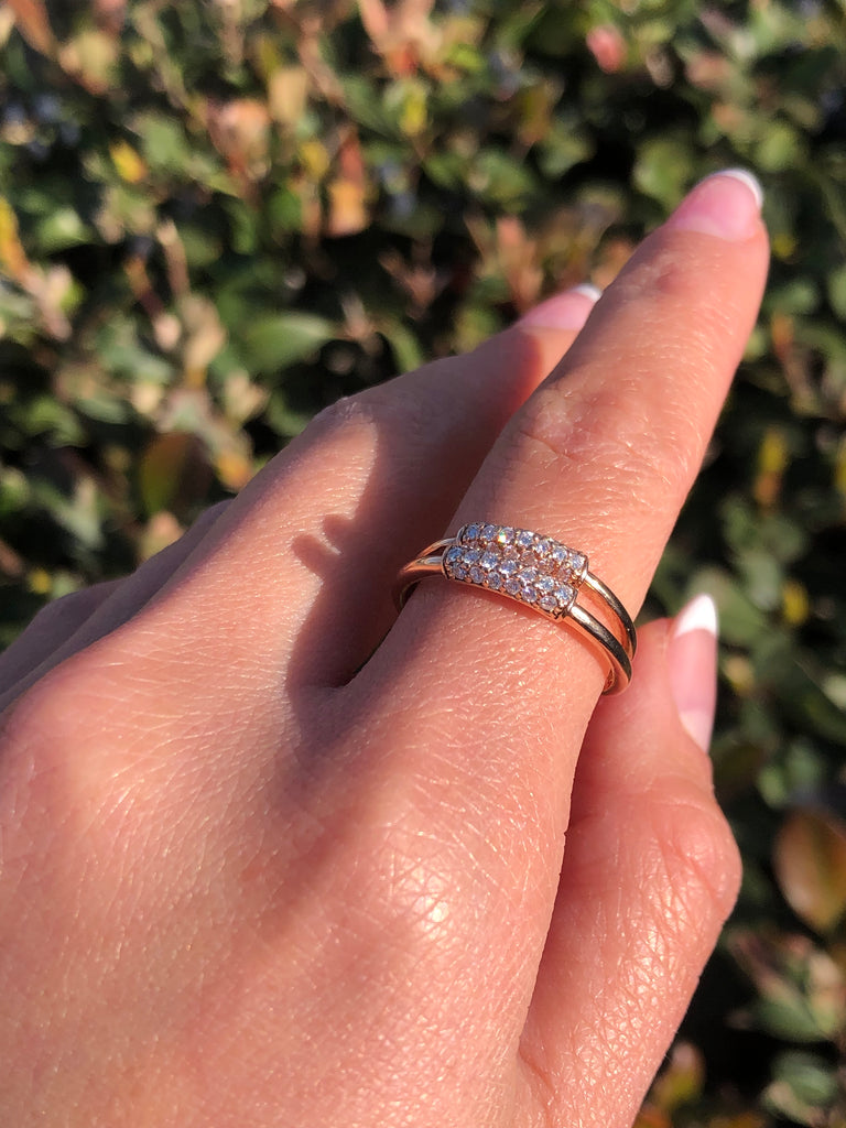 Double diamond band Clearance