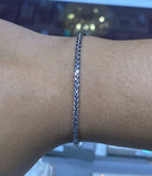 14K Gold 3MM Franco Bracelet