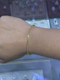14K Gold 3MM Franco Bracelet