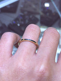 14K Thin Gold Band