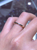 14K Thin Gold Band