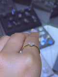 14K Gold Heart Shape Ring