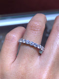 14K Gold Round Diamond Eternity