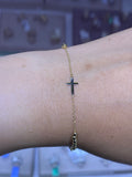 14K Gold Rosary and Beads Bracelet