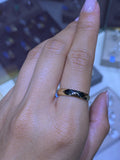 14K Gold Diamond Cut Band