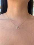 14K Gold Scorpio Diamond Necklace