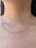 14K Gold Ball Chain Necklace