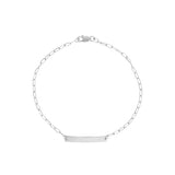 14K Gold Personalized ID Children's Bracelet