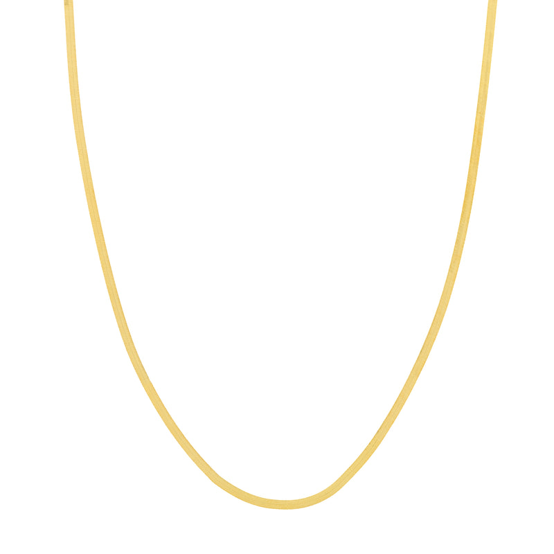 14K Yellow Gold 2.70MM Herringbone Chain