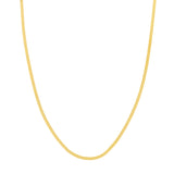 14K Yellow Gold 2.70MM Herringbone Chain