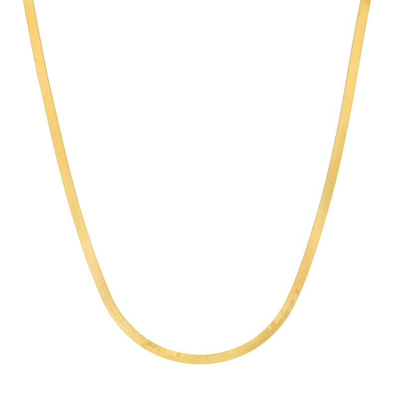 14K Yellow Gold 5.25MM Herringbone Chain