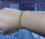 14k Yellow Gold Cuban Bracelet
