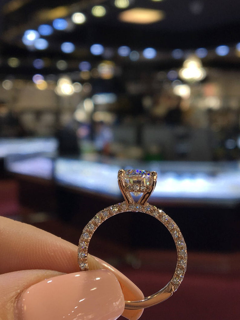 Women's ring, zircon sparkling diamond ring with beautiful romantic jewelry  gift,Zirconia Decorative Flower Ring - Walmart.com