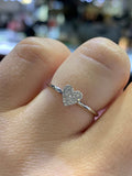 14K Gold Heart Shape Ring