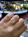 14K Gold Heart Shape Ring