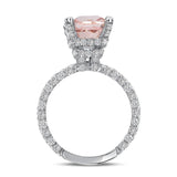 The Gabriella Ring with 2.50 Carat Morganite