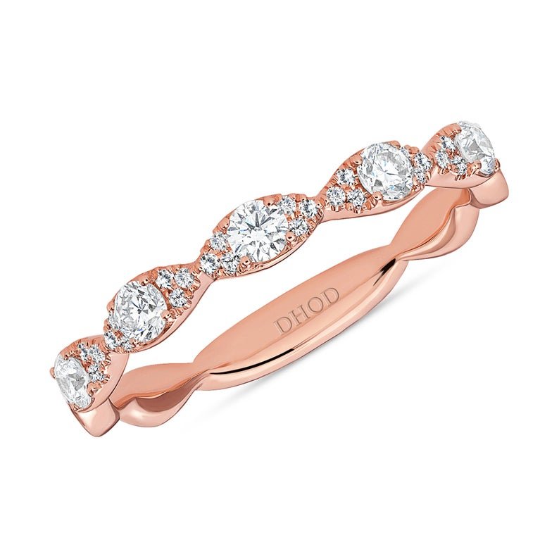 14K Gold Marquise Shape 2MM Band