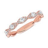 14K Gold Marquise Shape 2MM Band